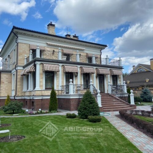 Фотографии выполненных работ компании «ABIE-GROUP» Корзинных маркиз для загородного дома.